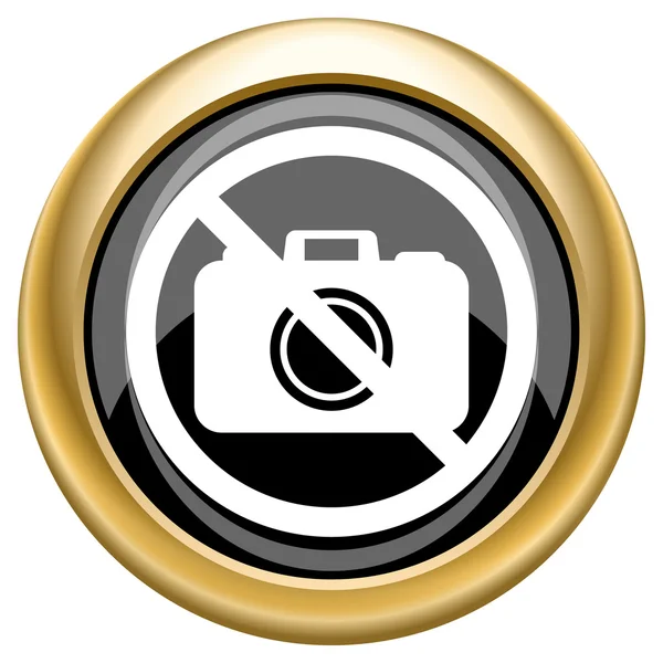 Icona della fotocamera proibita — Foto Stock