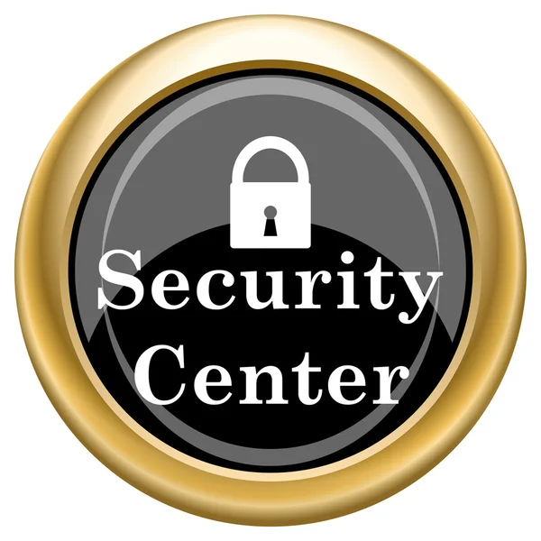 Ícone do centro de segurança — Fotografia de Stock