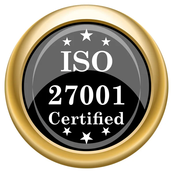 Icona ISO 27001 — Foto Stock