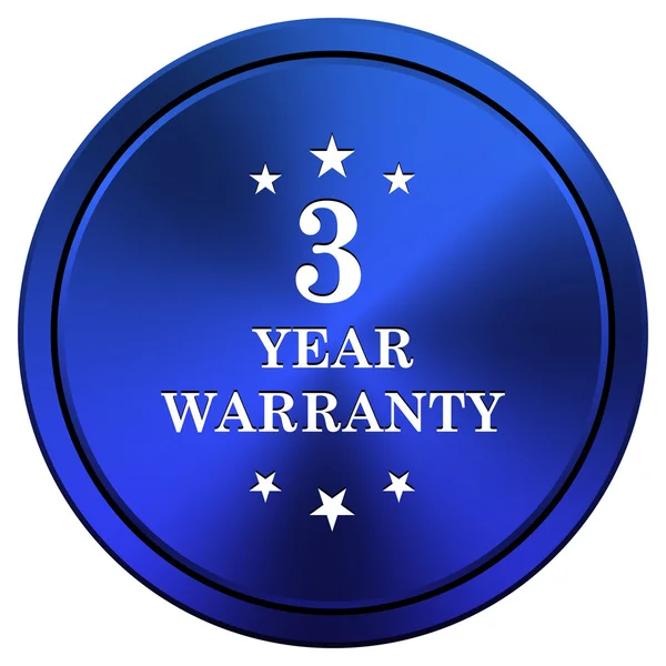 3 year warranty icon — Stock Photo, Image