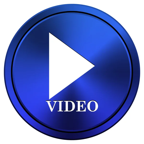 Video play icon — Stock Photo, Image