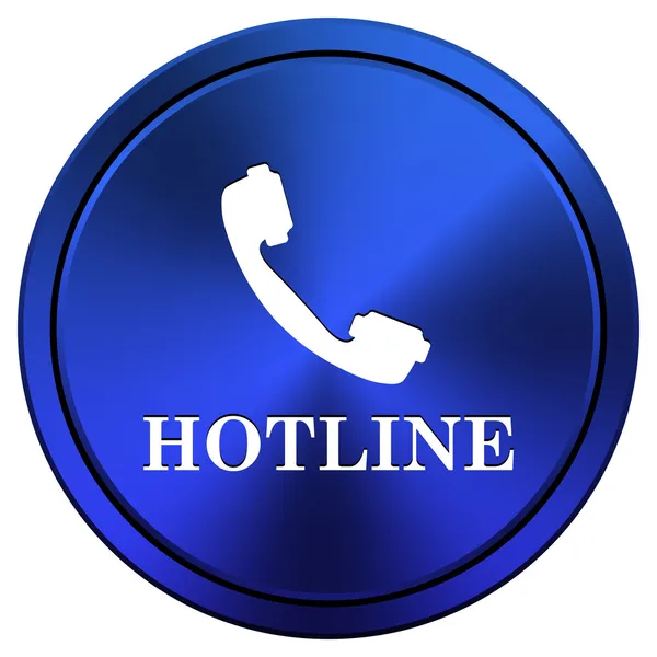 Ícone hotline — Fotografia de Stock