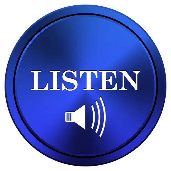 Listen icon — Stock Photo, Image