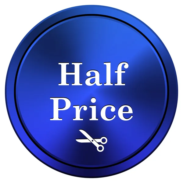 Half price icon — Stock Photo, Image
