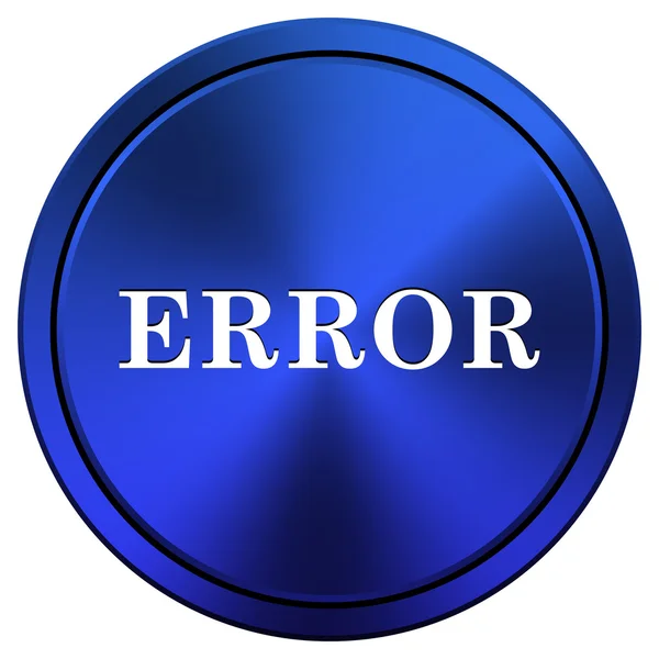 Icono de error —  Fotos de Stock