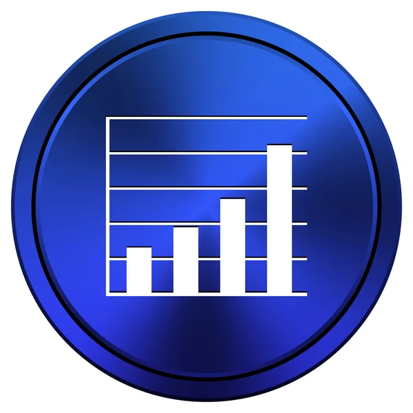 Barre del grafico icona — Foto Stock