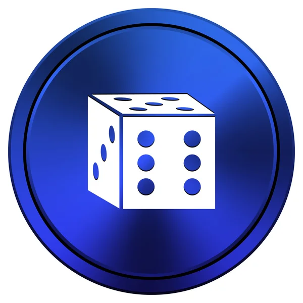 Dice icon — Stock Photo, Image