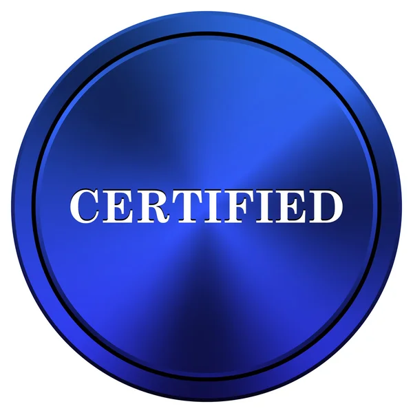 Icono certificado — Foto de Stock