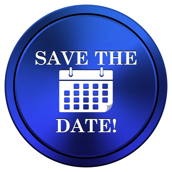 Save the date icon — Stock Photo, Image