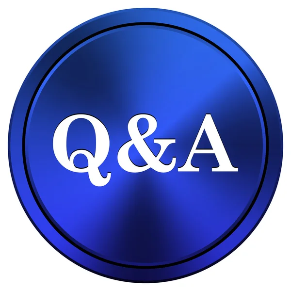 Q&A ikona — Stock fotografie