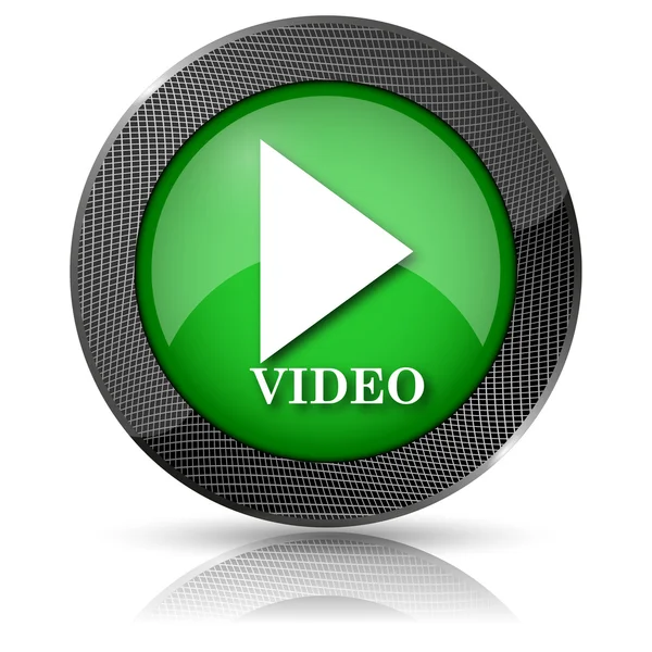 Video play icon — Stock Photo, Image