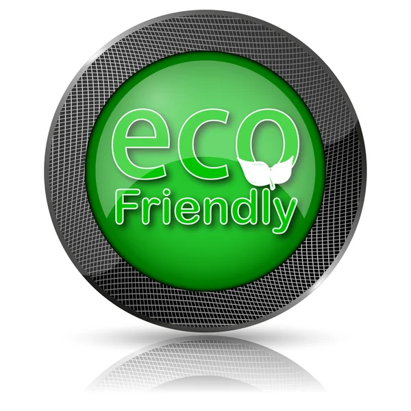 Ícone Eco amigável — Fotografia de Stock