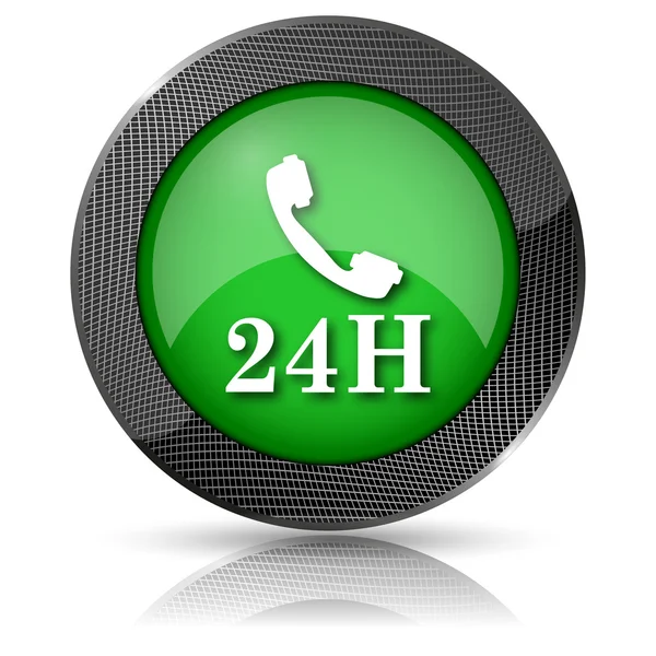 24H phone icon — Stock Photo, Image