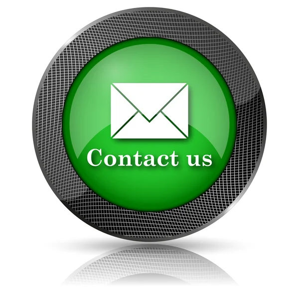 Contact us icon — Stock Photo, Image