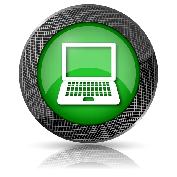 Laptop icon — Stock Photo, Image