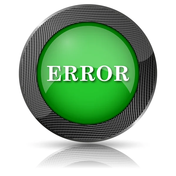 Icono de error — Foto de Stock