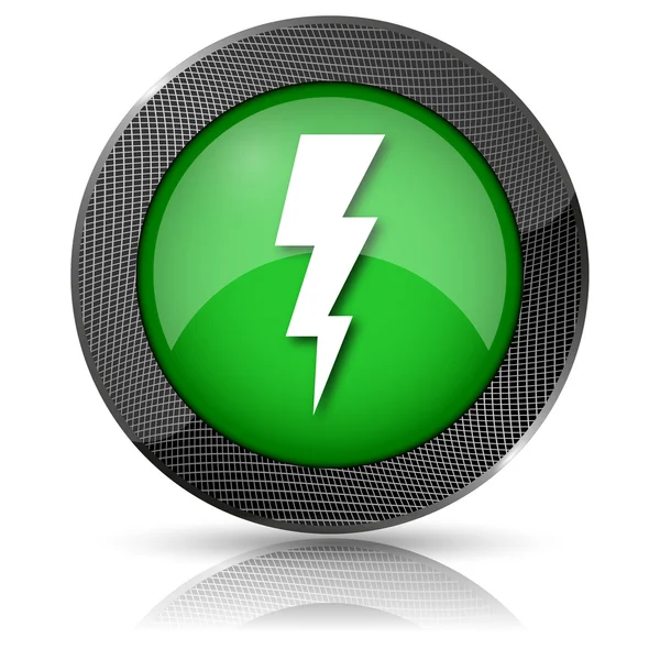 Lightning icon — Stock Photo, Image