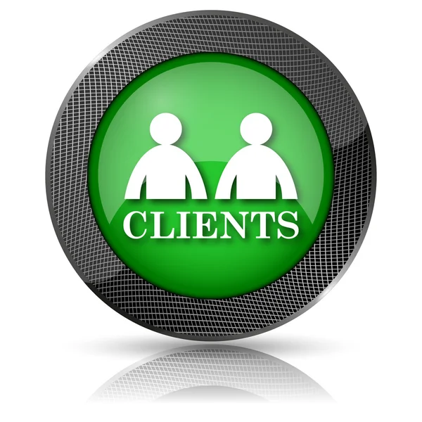 Clients icon — Stock Photo, Image