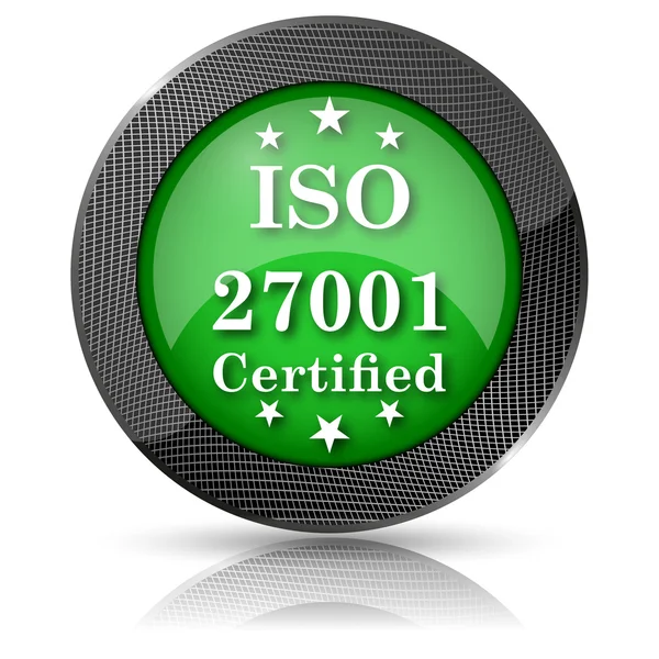 Icona ISO 27001 — Foto Stock