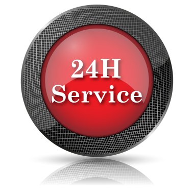 24H Service icon clipart