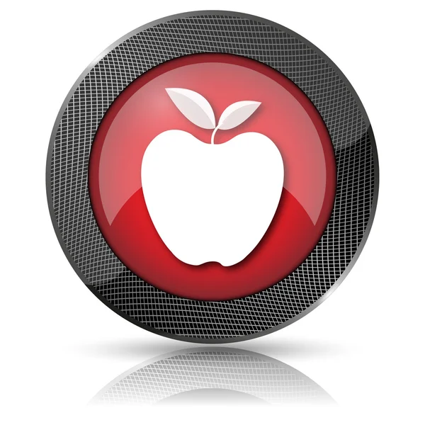 Icono de manzana — Foto de Stock