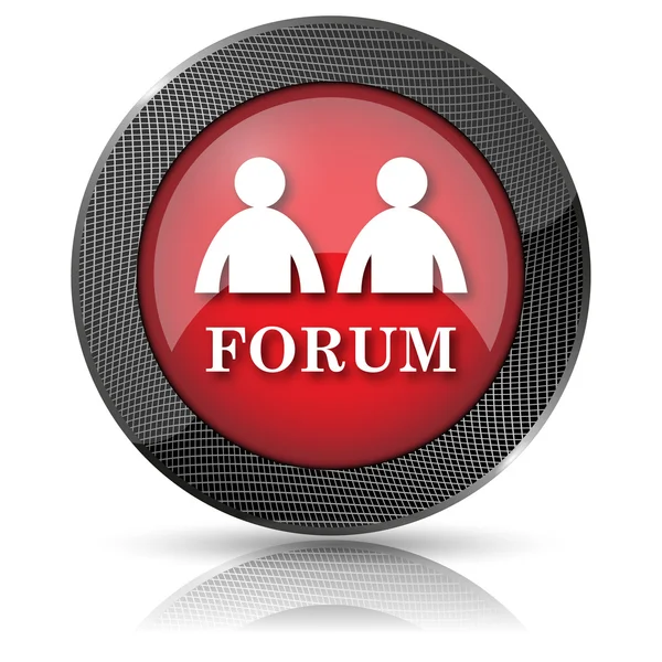 Forum pictogram — Stockfoto