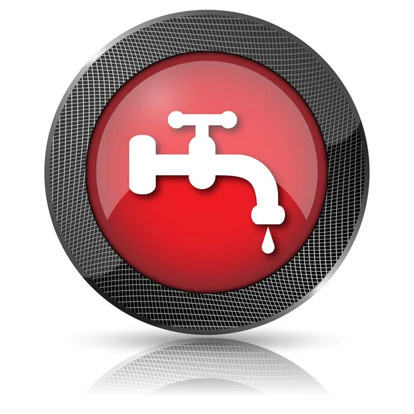 Water tap icon — Stock Photo, Image