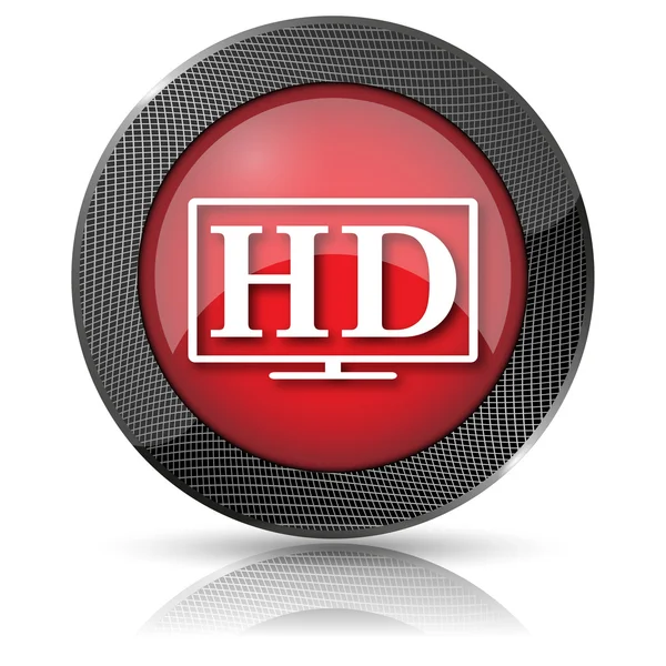 Hd icono de televisión — Foto de Stock