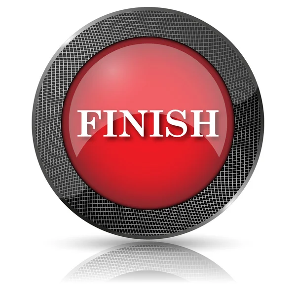 Finish icon — Stock Photo, Image