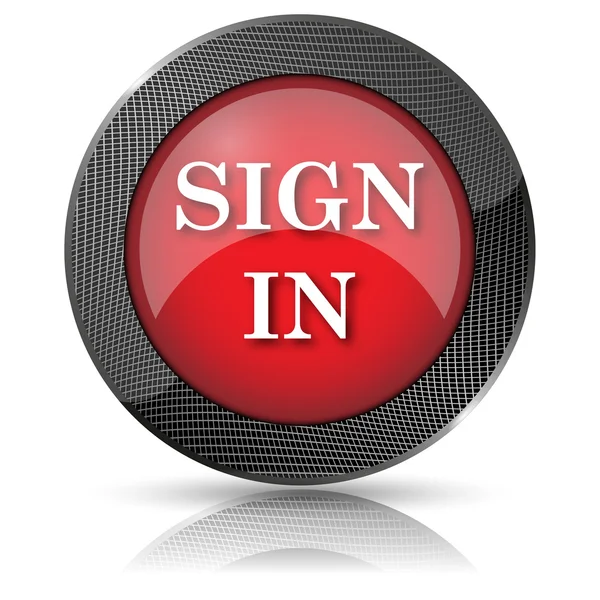 Sign in icon — Stock Photo, Image