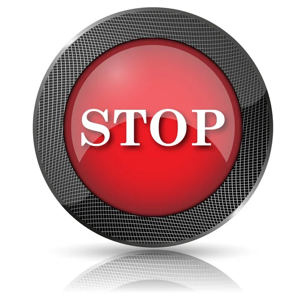 Stop pictogram — Stockfoto