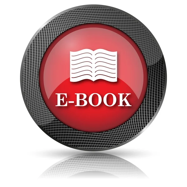 Ícone de e-book — Fotografia de Stock