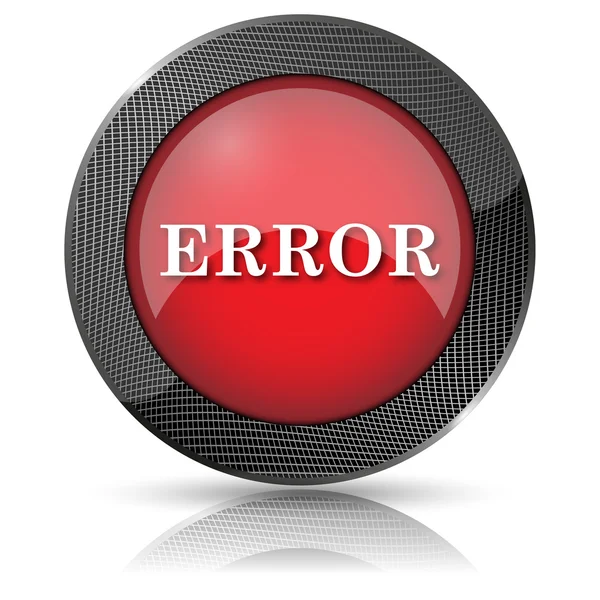 Icono de error — Foto de Stock