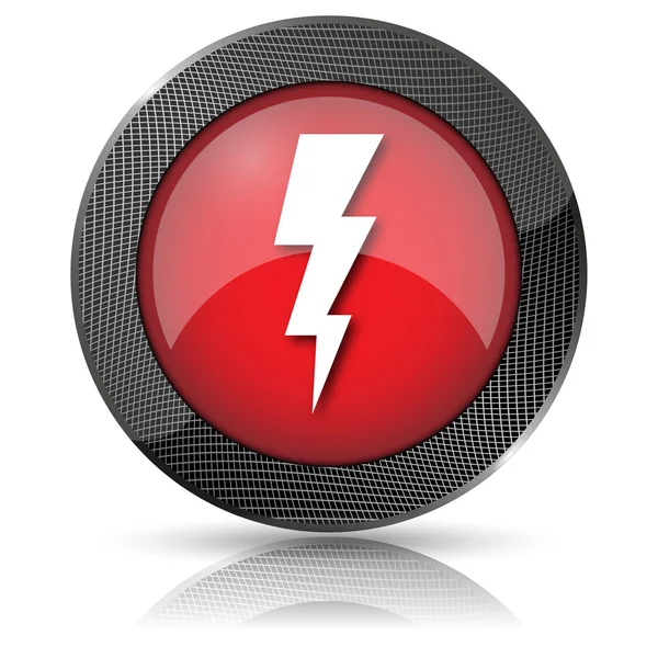 Lightning icon — Stock Photo, Image