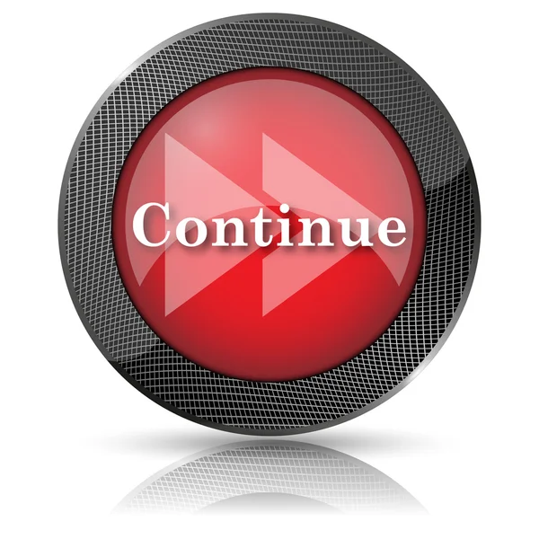 Continue icon — Stock Photo, Image