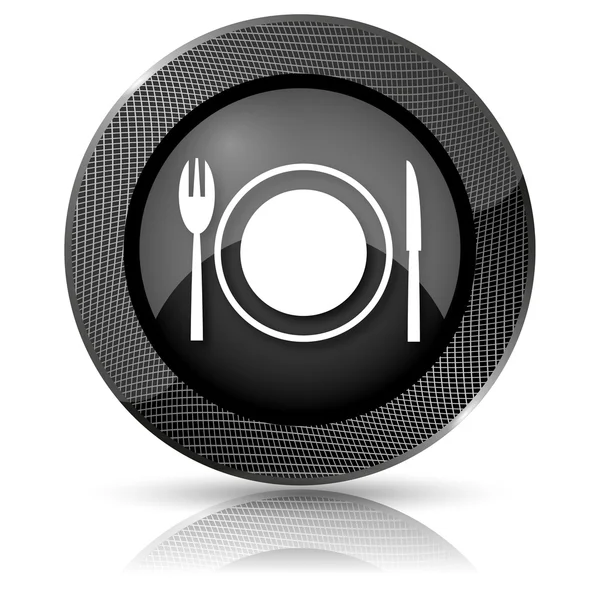 Restaurant pictogram — Stockfoto