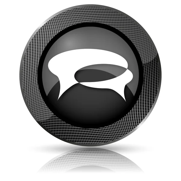 Chat bubbles icon — Stock Photo, Image