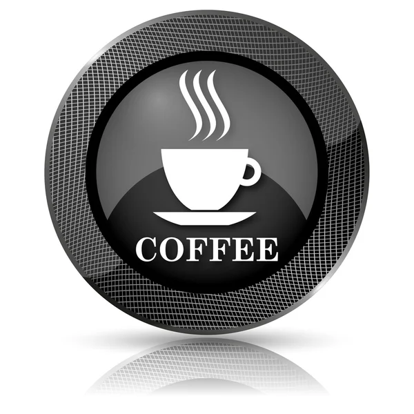 Ikona filiżanki kawy — Zdjęcie stockowe