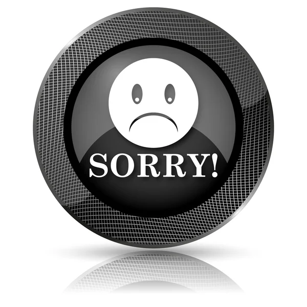 Sorry icon — Stock Photo, Image