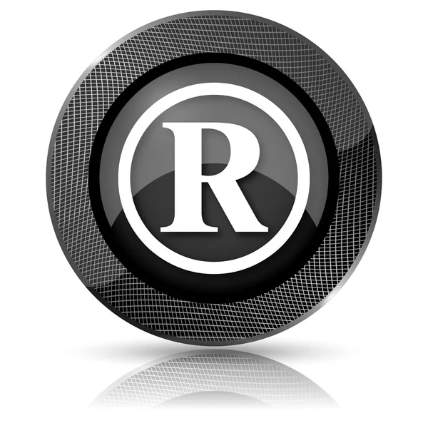 Registered mark icon — Stock Photo, Image