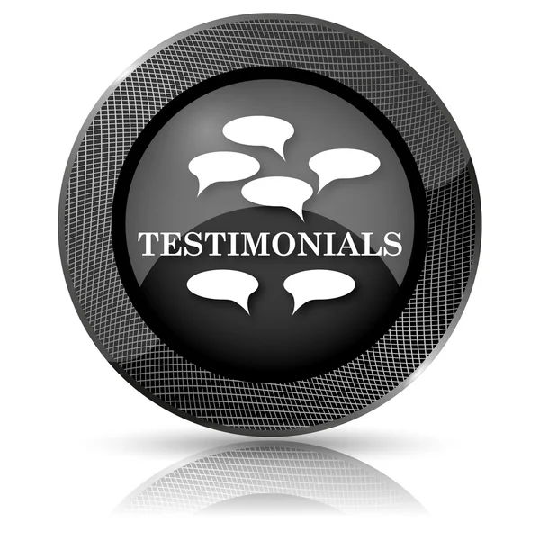 Testimonials icon — Stock Photo, Image