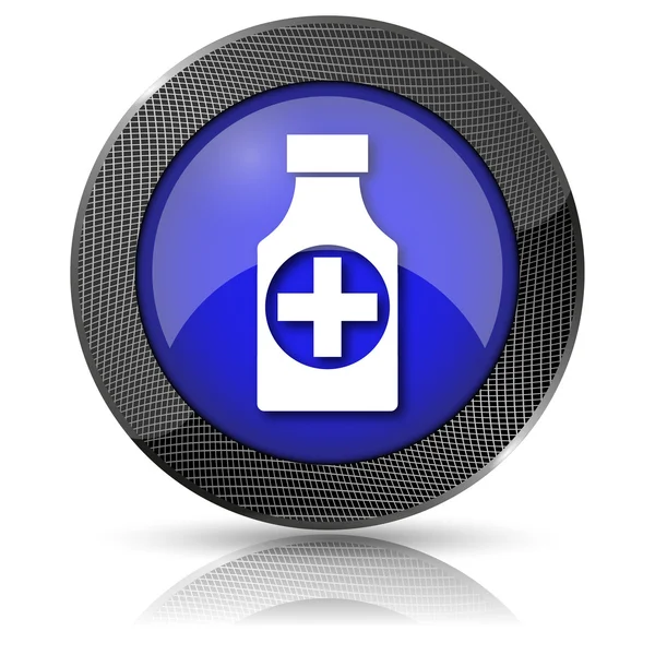 Pills bottle icon — Stock Photo, Image