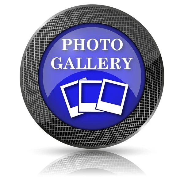 Icono galería de fotos — Foto de Stock