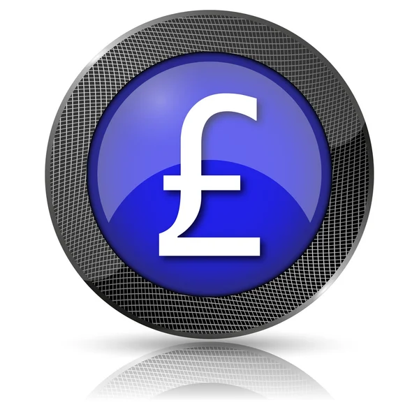 Pound icon — Stock Photo, Image