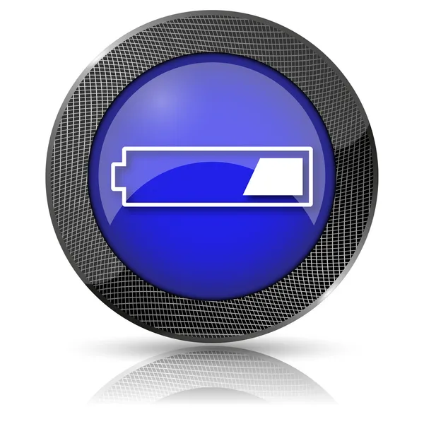 1 third charged battery icon — Stock Photo, Image