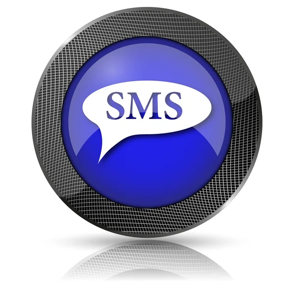 SMS balonu simgesinin — Stok fotoğraf