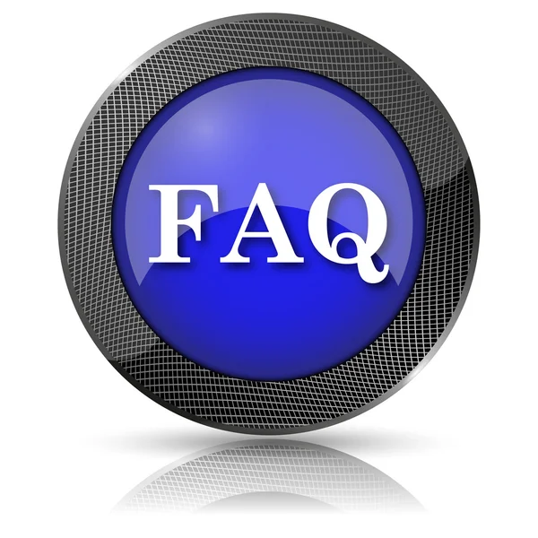 FAQ icon — Stock Photo, Image