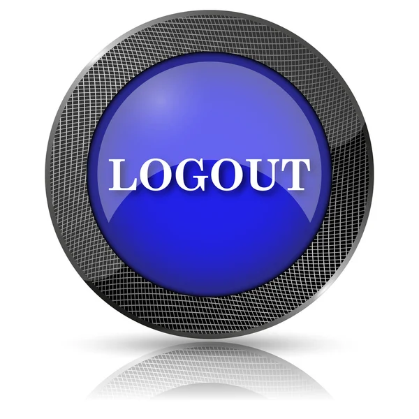 Logout icon — Stock Photo, Image