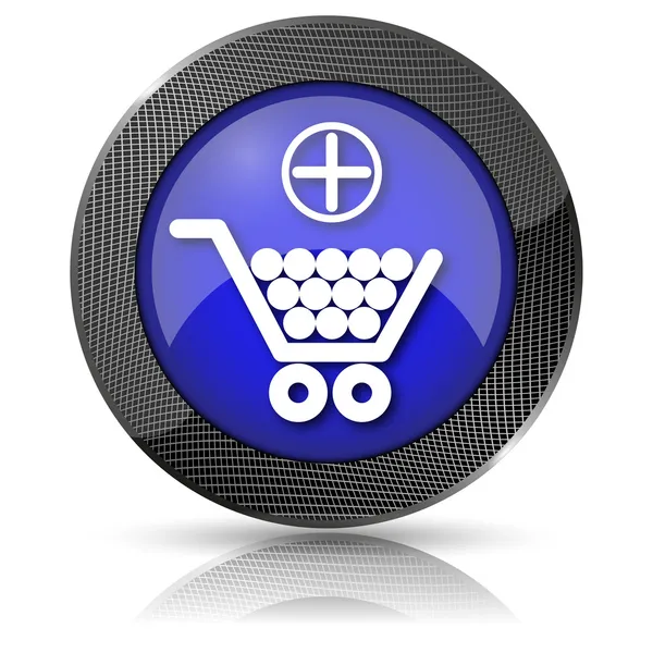 Add to shopping cart icon — Stock Photo, Image