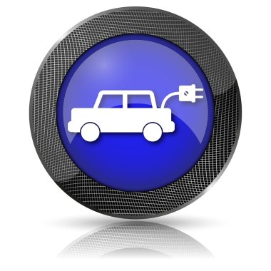 elektrikli araba simgesi